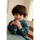 Merle Printed Cape Bib - Ocean View