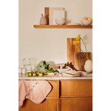 Merle Printed Cape Bib - Cat Tuscany Rose