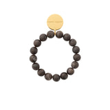 Mini Beads Flex Bracelet- Dark Brown