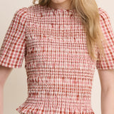 Nat Shirred Top