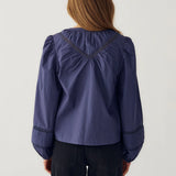 Marceline Dusty Blue Blouse