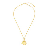 Luxe Disc Spinner Necklace - Gold