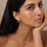 Tapered Dome Earrings - Gold