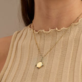 Luxe Disc Spinner Necklace - Gold