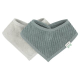 Bandana Bib 2-Pack- Hush Petrol