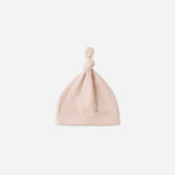 Knotted baby hat - Melon Micro Stripe (0-6m)