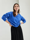 Maline Knit Pullover - Blue