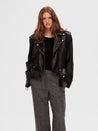 Idun Leather Biker Jacket