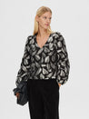 Paula Silver Leaf Blouse