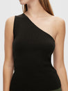 Lura One Shoulder Knit Top