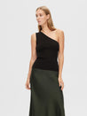 Lura One Shoulder Knit Top