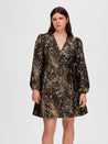 Paula Golden Short Dress