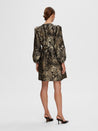 Paula Golden Short Dress