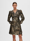 Paula Golden Short Dress