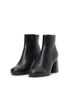Alva Leather Boot - Black