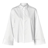 Pearl Detail Cropped Shirt