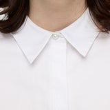 Pearl Detail Cropped Shirt
