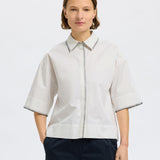 Fia Cropped Stitched Shirt