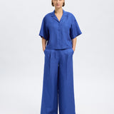 Lyra Linen Shirt - Blue