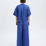 Lyra Linen Shirt - Blue