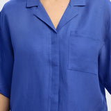 Lyra Linen Shirt - Blue