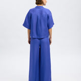 Lyra Linen Pants - Blue