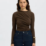 Lina Brown Top