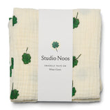 Baby Swaddle - White Clover