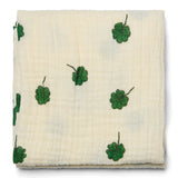 Baby Swaddle - White Clover