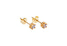 Cecilie Crystal Studs - Blue Opaque