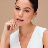 Luxe Chubby Hoops - Silver
