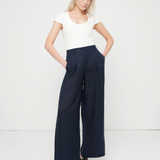 Mille Wide Pant - Dark Sapphire