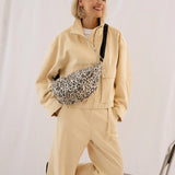 Soft Cotton Fanny Pack - Leopard