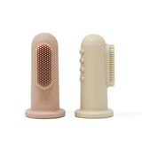 Mushie Finger Toothbrush- Blush