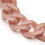Flat Chain Bracelet - Blush Marble