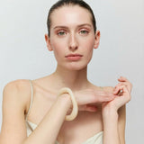 Emi Bangle - Latte Marble