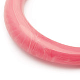 Big Loop Bangle - Watermelon Marble