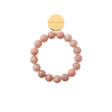 Mini Beads Flex Bracelet - Blush Marble