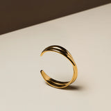 Polished Cross Bangle