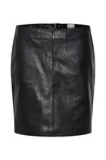 The Leather Skirt - Black