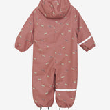 Fleece Rainwear Suit - Brick Dust
