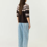 Domina Wool Blend Knit Pullover