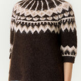 Domina Wool Blend Knit Pullover
