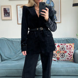 Nicki Velour Blazer
