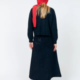 Elise Knit Bonnet - Red