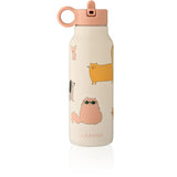 Falk Water Bottle - Cats and Dogs Sandy