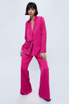 Pink Jacquard Blazer