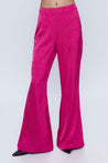 Pink Jacquard Suit Trousers