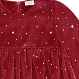 Donna Red Velvet Dress