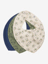 Bandana Bibs 3 Pack - Dark Denim